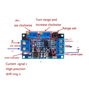 電流-電圧モジュール0/4-20mAから0-3.3V 0-5V 0-10V電圧送信機信号変換モジュール - Product Image 2