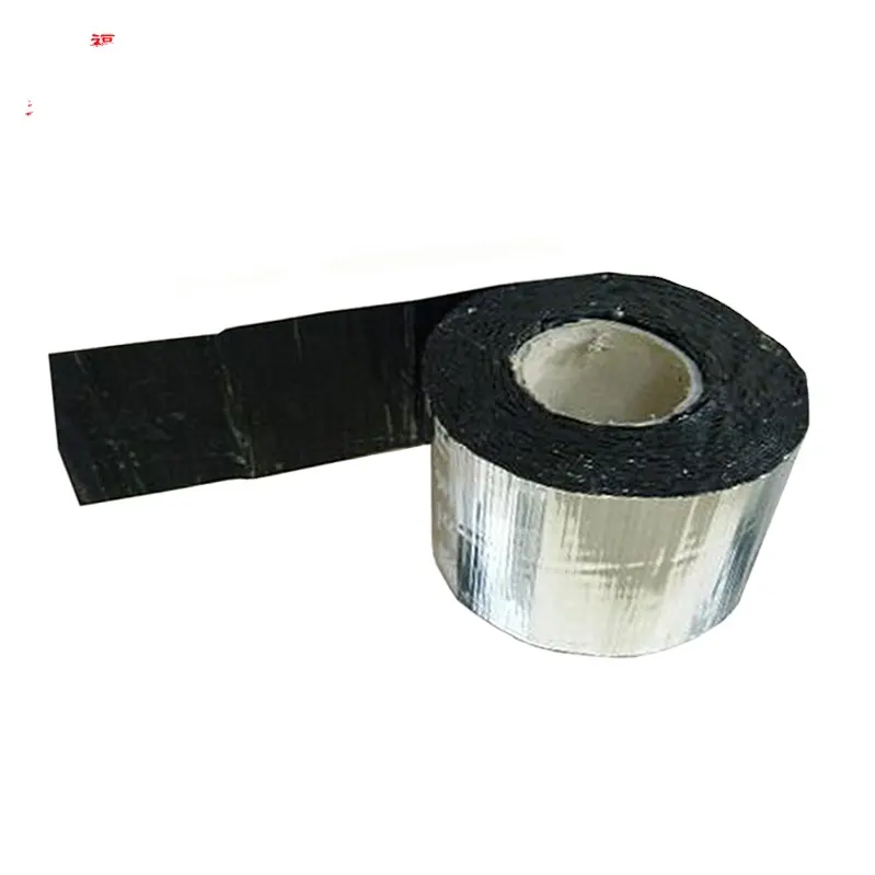 Bitumen plester atap aluminium anti karat, plester flashband foil berperekat aluminium tahan karat