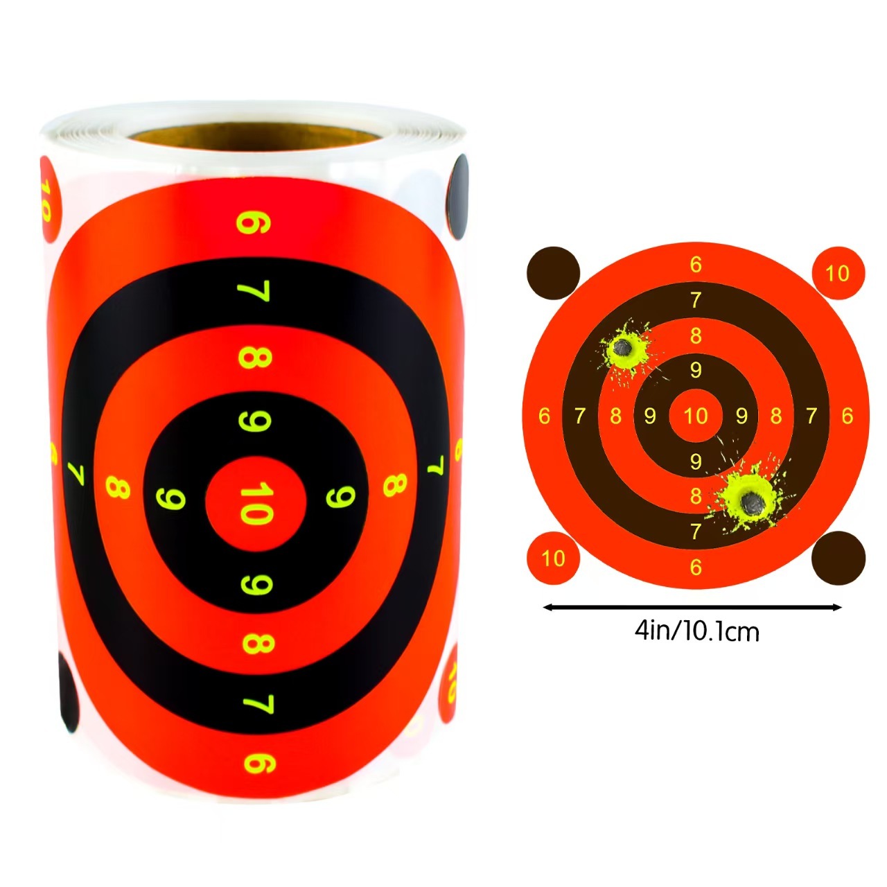 Zm00256-4 pulgadas rojo