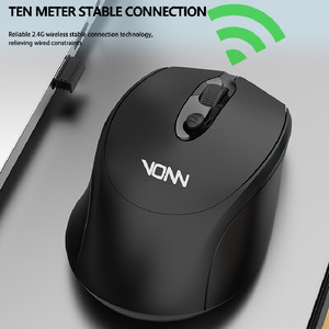 Commercio all'ingrosso della fabbrica V200 ottico senza fili Mouse 2.4GHz potenza della batteria per il gioco e l'uso in ufficio sul Computer portatile Desktop o Computer - Product Image 4