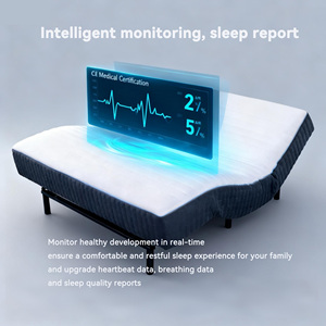 Cao cấp bền có thể gập lại 3D Bộ nhớ miếng bọt biển thông minh nệm vải cotton thoáng khí thông minh chức năng nâng trường khách sạn sử dụng - Product Image 3