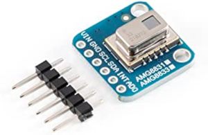 AMG8833 8*8 IR Módulo de sensor de cámara termográfica Detector de sensor de cámara térmica infrarroja 0 ℃ ~ 80 ℃ para Raspberry Pi - Product Image 2
