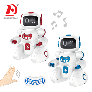 HUADA 11CH Sensor de huellas dactilares inteligente siguiendo la evitación de obstáculos RC Robot juguete chico educativo interactivo Robot de Control remoto - Product Image 1