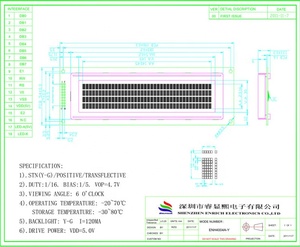 China Supply <strong>LCD</strong> <strong>Display</strong> 4004 <strong>Character</strong> <strong>LCD</strong> <strong>Display</strong> <strong>Module</strong> 40x4 STN Type <strong>Character</strong> COB <strong>LCD</strong> <strong>Display</strong> <strong>Modules</strong> - Product Image 6