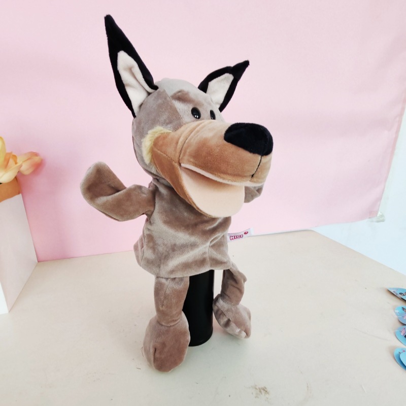 Wolf open mouth
