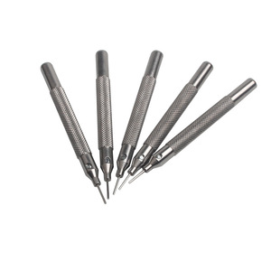 1 Chiếc Dụng Cụ Đục Lỗ Ghim Dây Kim Loại Tháo Vòng Đeo Tay Đồng Hồ <span class=keywords><strong>0.6Mm</strong></span> 0.7Mm 0.8Mm 0.9Mm 1.0Mm Với 5 Đầu Dự Phòng W7493 - Product Image 5