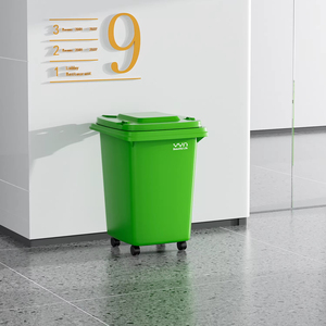 30リットルの新着屋外プラスチックフラットリッドハンドオープンウィーリービンとプラスチック<span class=keywords><strong>4</strong></span>輪ゴミ箱ゴミ箱ゴミ箱