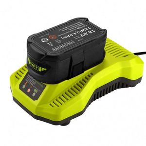 เครื่องชาร์จแบตเตอรี่ความเร็วสูง9.6V-18V ใช้ได้ทั่วโลกสำหรับ P108 ryo Bi ชุด P104P Ni-Cd Ni-MH Li-ion - Product Image 5