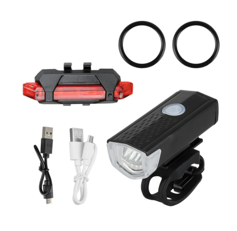 Set bici nera