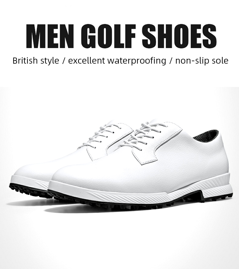 PGM XZ270 waterproof antiskid blank white black golf shoes wholesale