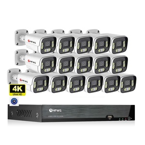 4K 16 canales 8MP Cámara para el hogar al aire libre Sistema DE SEGURIDAD PoE NVR Kit Cctv Ip Cámaras Sistema de cámara de Seguridad de vigilancia - Product Image 1