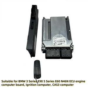 Desmontaje de coche de segunda mano para BMW E90 ECU Control Modul E92 318 320 120 X1 N46 E87 0261S04522 Placa de ordenador de motor 0261S04114