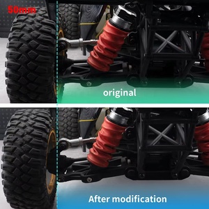 4pcs 50mm Alu Hợp Kim Bánh Xe mở rộng Combiner <span class=keywords><strong>coupler</strong></span> adapter cho L 1/5 dbxl 2.0 4WD khí Buggy RC Xe Tải nâng cấp các bộ phận - Product Image 5