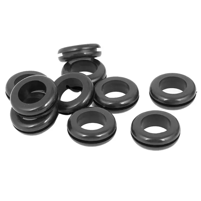 Tùy chỉnh thực hiện cao su Silicone EPDM NBR SBR insulationmulti lỗ rung gắn kết dài cổ cáp grommets