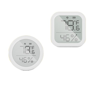 Sensor inteligente ZigBee de temperatura y humedad para interiores, higrómetro, termómetro, Detector, pantalla LCD Digital, vida inteligente, Tuya, Alexa - Product Image 1