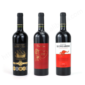In Ấn Rượu Vang Đỏ Chai Biểu Tượng Dán Bia Không Thấm Nước Dập Nóng Lá Vàng Trắng Nhãn Dán Rượu Vang Tùy Chỉnh Nhãn Hiệu Riêng Rượu Vang - Product Image 4