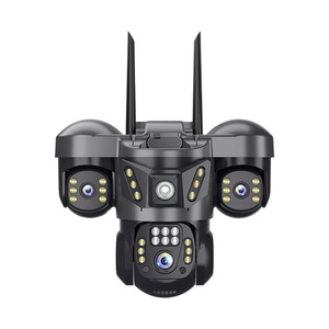 V380กล้องวงจรปิดพลังงานแสงอาทิตย์แบบแพน-เอียงตาจริงสามเลนส์หลายตัวจอมอนิเตอร์เครือข่ายข้ามพรมแดน1ปี - Product Image 1