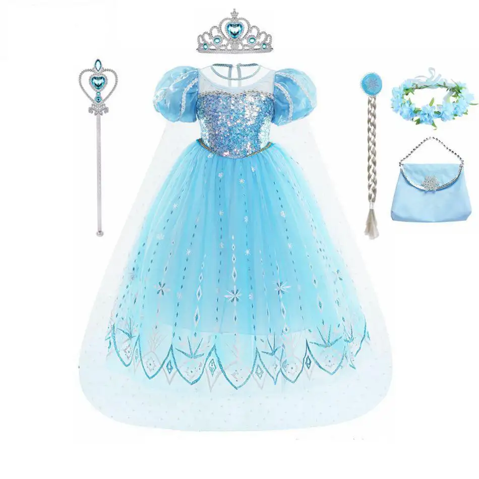Party Funny Outfit Halloween Girls Princess Fancy Birthday Party Dress up Costumes Girls Dress Up Party Princess Costume