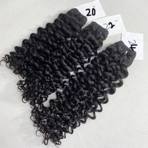卸売生ブラジルヘアバンドルベンダー、生バージンキューティクルアラインヘアバンドル織り、二重描画安い人毛エクステンション - Product Image 4