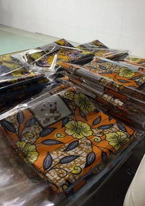 Großhandel Baumwolle Holland ais African Kitenge Wachs druck Stoff Super Java Solids Muster Anti-Pille Heim textilien für Kleidungs stücke - Product Image 5