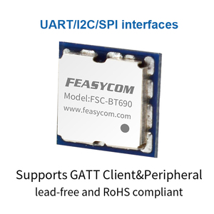Tiny DA14531 BLE SoC Module Ultra Small Size 5.0mm GATT Client &amp; Peripheral <strong>Bluetooth</strong> 5/4.2/4.1/4.0 Module