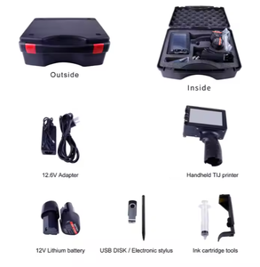 12.7mm Handheld/online <strong>Printer</strong> NASCENCE G100ES Portable Industrial Label Coding Machine for Expired Data Barcode QR Codes