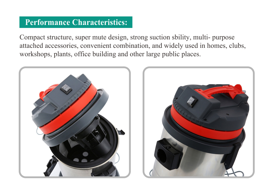 1500W Portable Dry Vacuum Cleaner Carpet Cleaning Machine