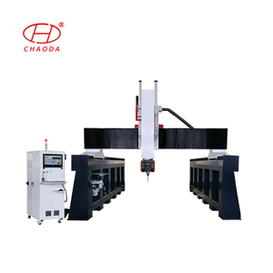 Syntec控制系统5轴数控木工铣床，带移动工作台，用于模具核心部件，包括轴承 - Product Image 4