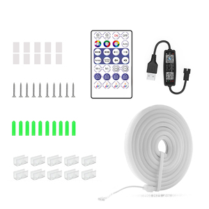 5V Full-Color Running Horse Flexibler Neonlicht streifen mit LED-USB-Schnitts telle für bunte Musik für Bluetooth APP DIY Design
