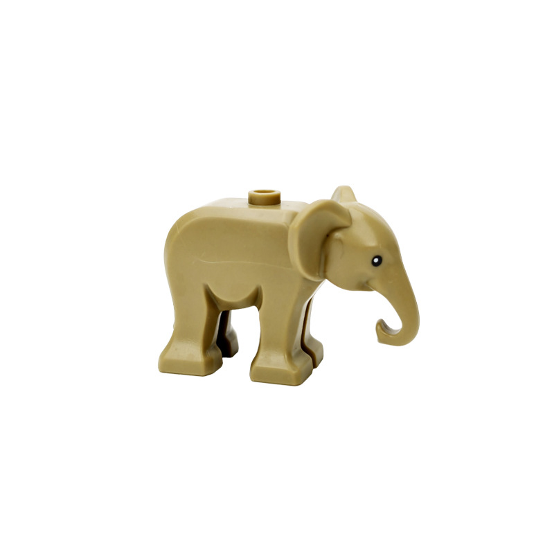 1 elefante bebé rojo-amarillo
