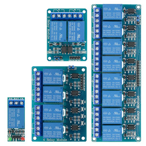 オプトカプラーリレー出力付き5V12V24Vリレーモジュール12 4 6 816ウェイリレーモジュールPLCオートメーション機器制御 - Product Image 1