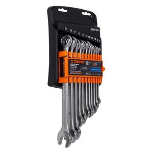 Truper 15779 Set of <strong>11</strong> <strong>Combination</strong> Wrenches Shot-Peened to 11mm Tool Set - Product Image 1