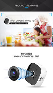 COLACAM 120 derece geniş açı Mini WiFi kamera 1080P 2.4G WIFI hareket algılama kablosuz güvenlik dadı kamerası gece görüş kamera - Product Image 5
