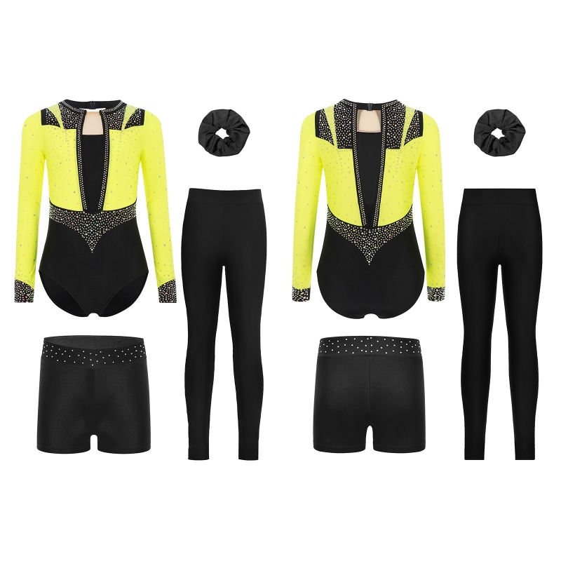 Fluorescent Yellow Black