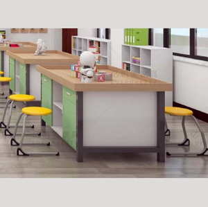 Schul labor Tisch möbel Anti-Säure-Tisch mit Lagers chränken für das Universitäts labor - Product Image 4