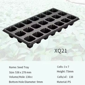 Polystyrene Plastic Rice Seed Trays Plant Seedling Nursery Trays Nursery Plug Flower Pot <strong>Sprouting</strong>