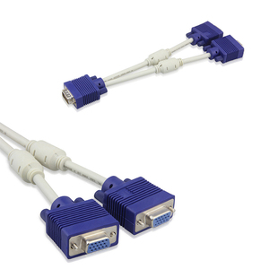 VGA3 + 6 Dividido en dos computadoras Pantalla LED Datos de video multifuncionales 1cm 2 Madre VGA Cable de pantalla dividida - Product Image 5