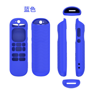 Anti-damla yumuşak darbeye silikon kapak uzaktan kumanda koruyucu kılıf için TCL Roku RCA1R ses uzaktan kumanda ile kayış - Product Image 5
