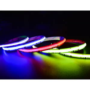 Rüya renk FCOB SPI RGB IC LED ışık şerit yüksek yoğunluklu 720 LEDs esnek WS2811 adresli cob led şerit işık - Product Image 6
