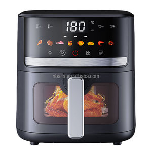 Aifa ventana de vidrio 4L 4,5 litros Capacidad Horno eléctrico Freidora de aire de estilo moderno con control digital Diseño de plástico cuadrado - Product Image 5