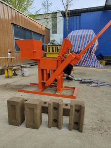 QMR2-40 Manual連動粘土ブロック製造機固体土壌地球プレスインターロックメーカー - Product Image 5