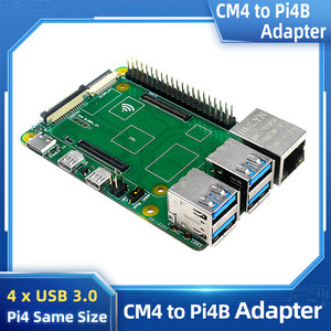 Yeni ahududu Pi için PI4B CM4 IO kurulu adaptörü CM4 ahududu Pi bilgi işlem modülü 4