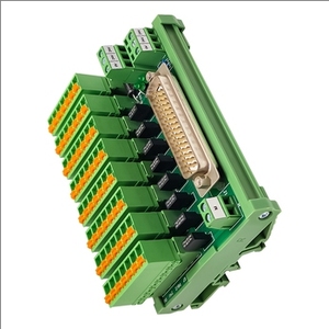 Shimpor 8-ערוץ דופק אנלוגי D-SUB מחבר מסוף מודול בלוק מחבר עם Fuse