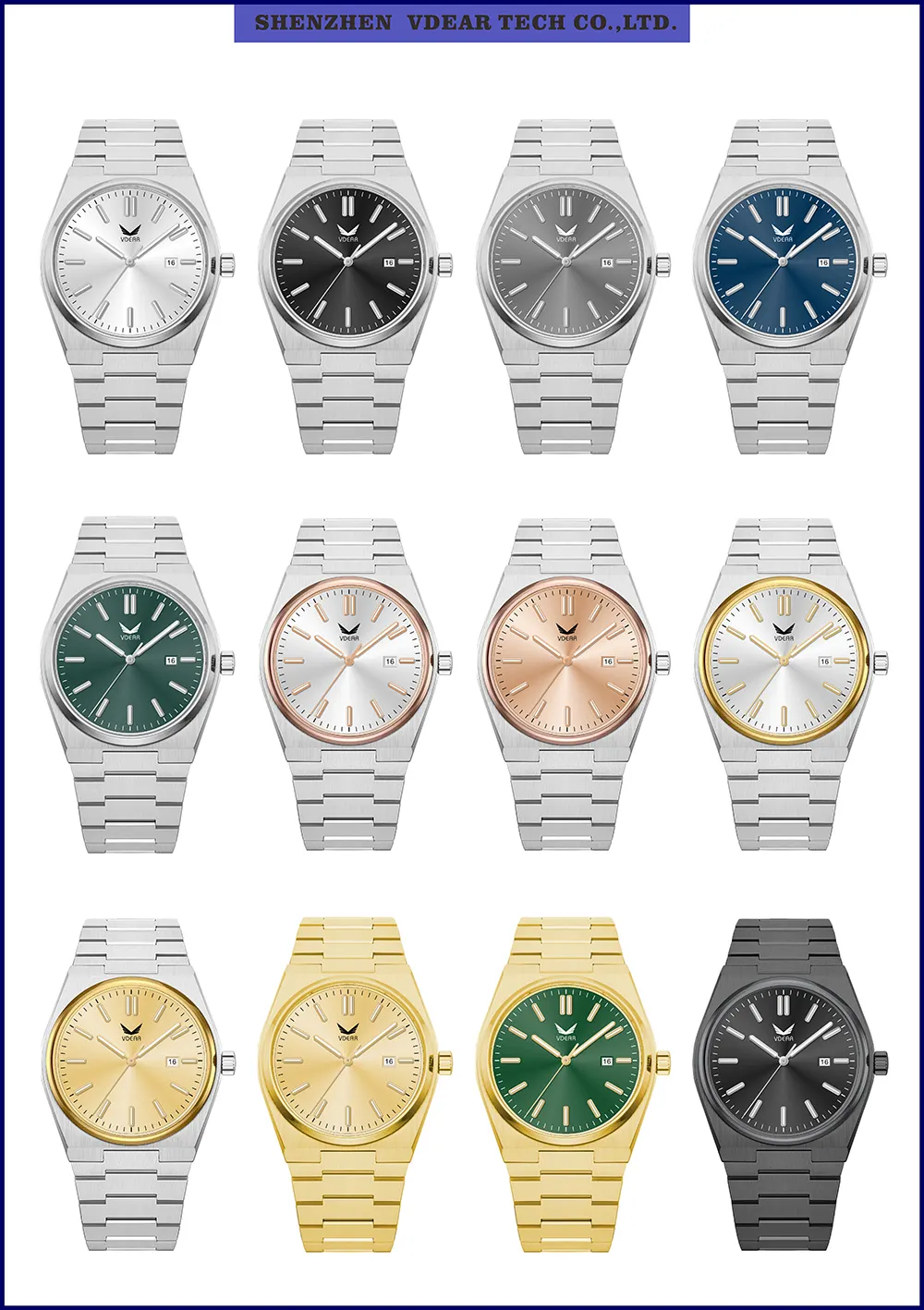 Роскошные Мужские часы с светящимся календарем 5atm водонепроницаемые минималистичные мужские часы Классические кварцевые часы