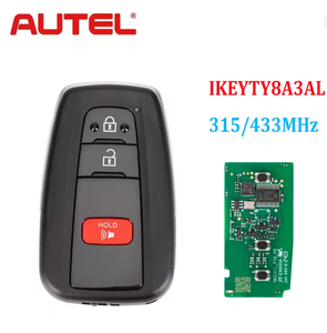 Autel IKEYTY8A3AL evrensel akıllı anahtar 3 düğmeler için 315/433 MHz araba uzaktan anahtar KM100 KM100E IM508 IM608 PRO için Toyota 8A - Product Image 4