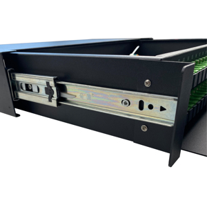 Panel de conexión de fibra deslizante de montaje en rack 19 "1u 48 puertos SC LC Caja de montaje en rack ODF caja Teminal capacidad del equipo 12-288core - Product Image 6