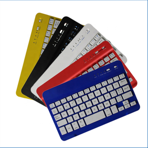 Teclado Bluetooth inalámbrico universal de 7 pulgadas y 10 pulgadas, tres sistemas, teclado para tableta de teléfono móvil con cable de carga USB C - Product Image 1