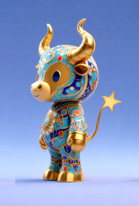 Sáng Tạo văn hóa phi vật thể cloisonne chòm sao trang trí Kim Ngưu - Product Image 3