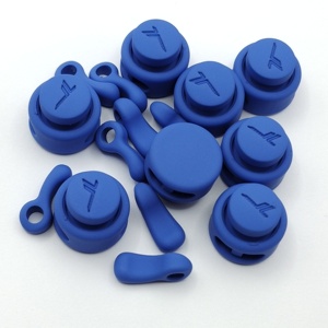 Oeko-tex tiêu chuẩn tùy chỉnh tên thương hiệu cao su lớp phủ nhựa Dây ổ khóa kết thúc mùa xuân dừng chuyển đổi <span class=keywords><strong>Stopper</strong></span> khóa - Product Image 6