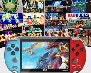 Nkawi X19コンソール4.3インチHDスクリーンハンドヘルドレトロゲームプレーヤー16/32/64/128ビットダブルロッカーTVビデオ<span class=keywords><strong>MP5</strong></span>格安ゲームコンソール